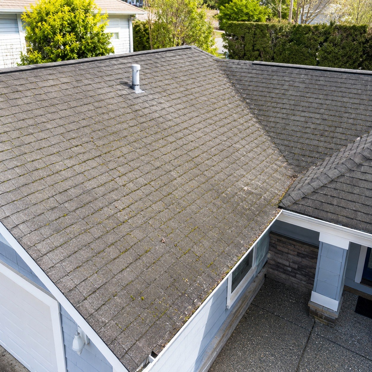 Light roof debris